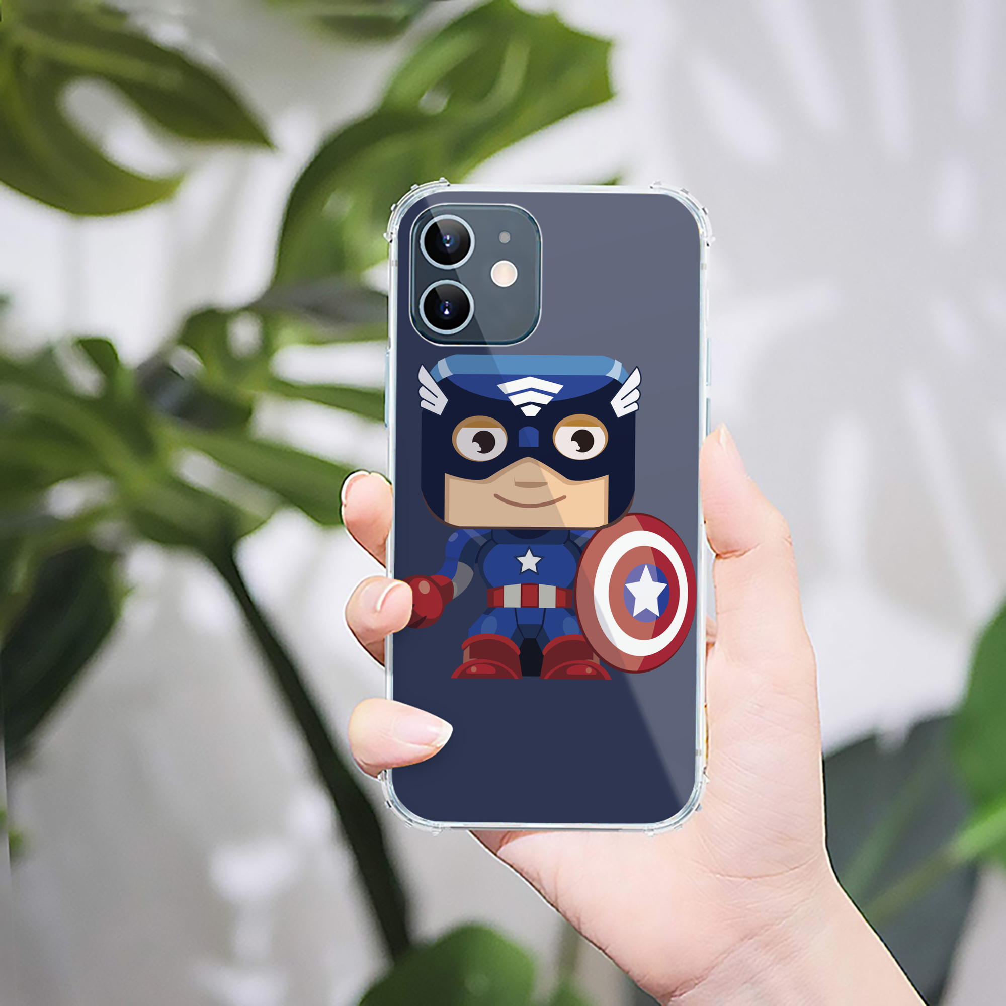 （画像用） アベンジャーズ The Avengers 【iPhone 12シリーズ対応】透明スマホケース（クリアソフトケース）